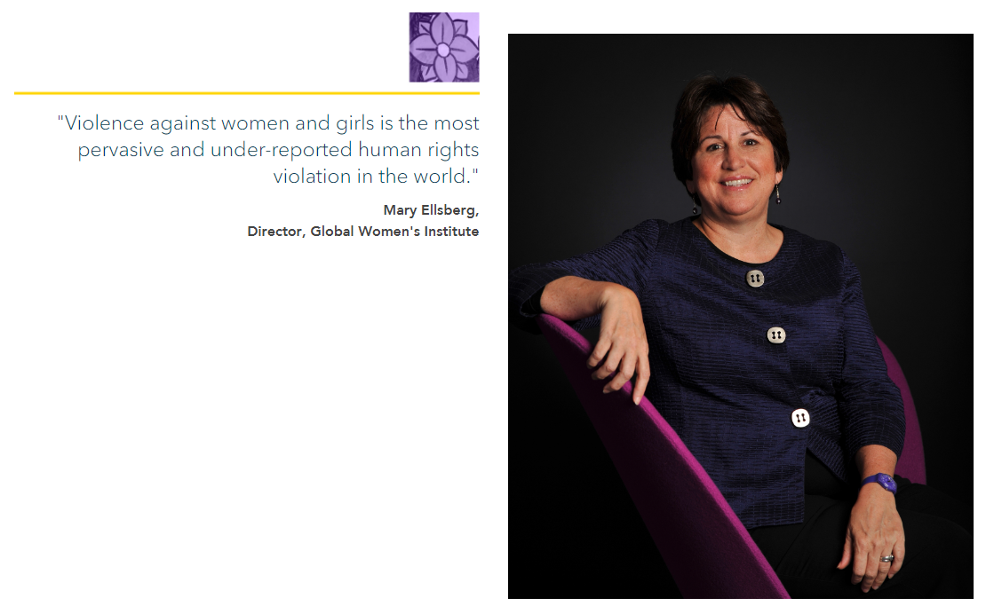 Mary Ellsberg, GWI Director Quote