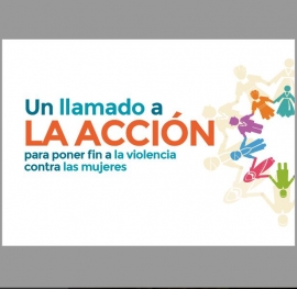Un llamado a La accion para poner fin a la violencia las mujeres