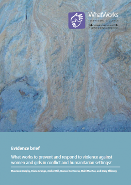 Report Cover: What works (abstract painting)