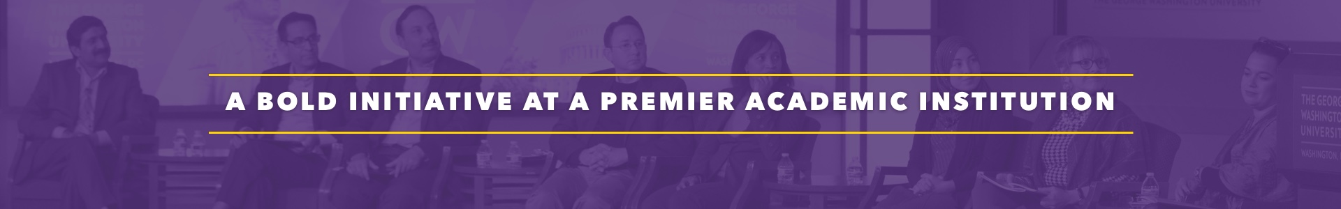 A bold initiative at a premier instution