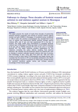 Pathways to Change article cover with title and abstract