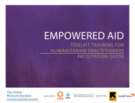 Toolkit Training for Humanitarian Practitioners Cover