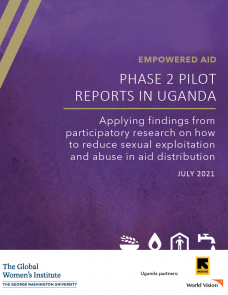 Phase 2 Pilot Reports in Uganda