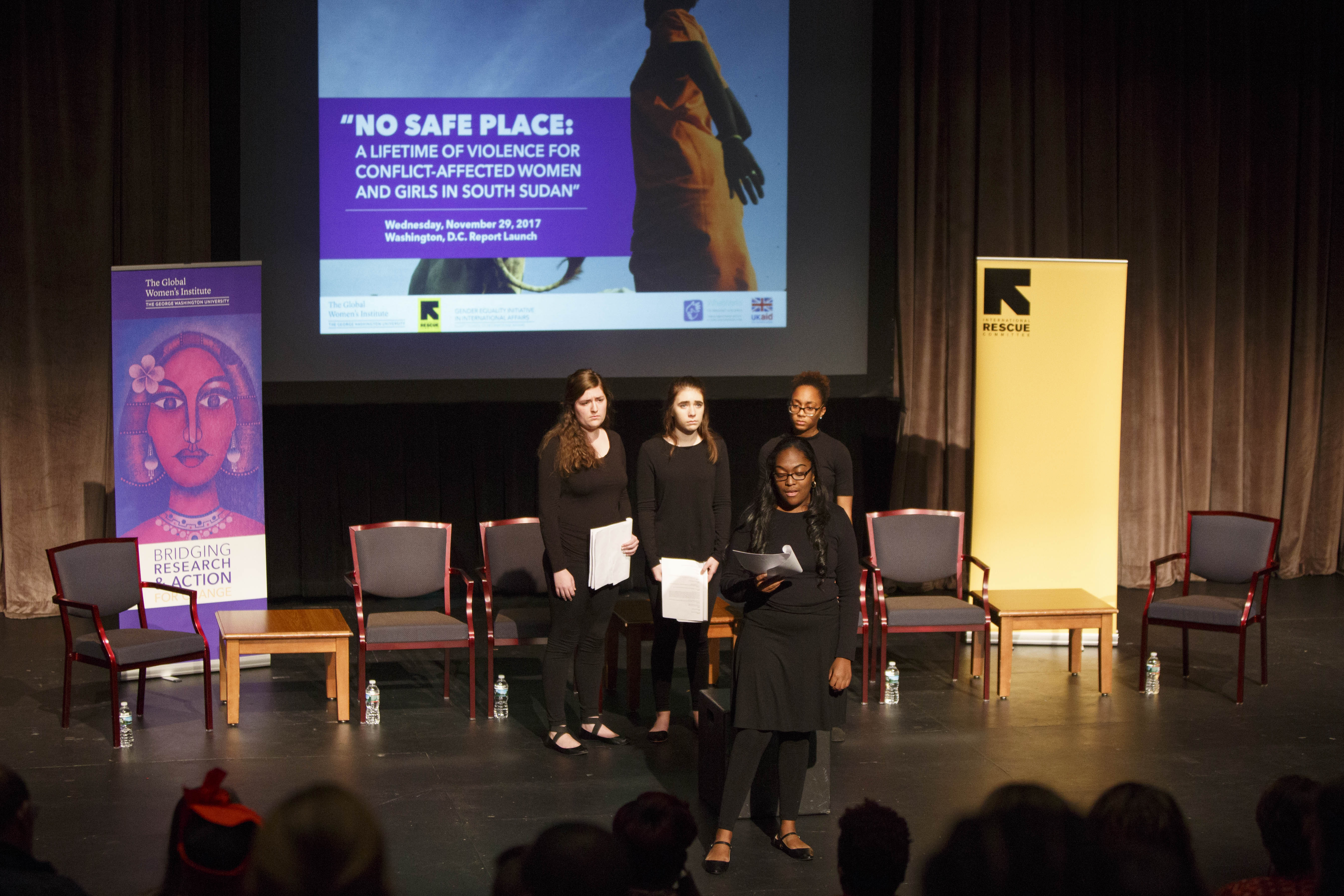 GWU Theatre students performs spoken word