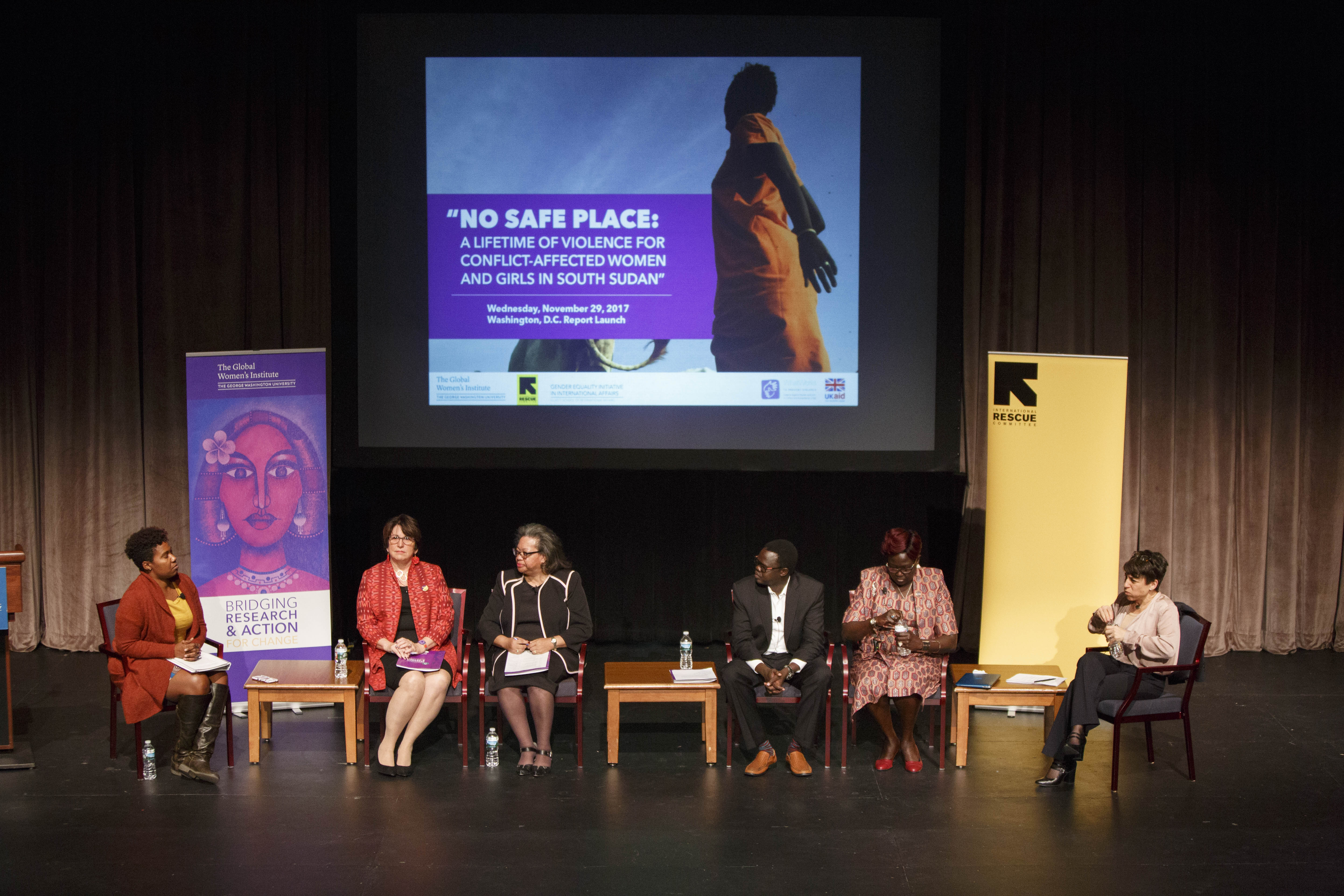 All panelists on stage