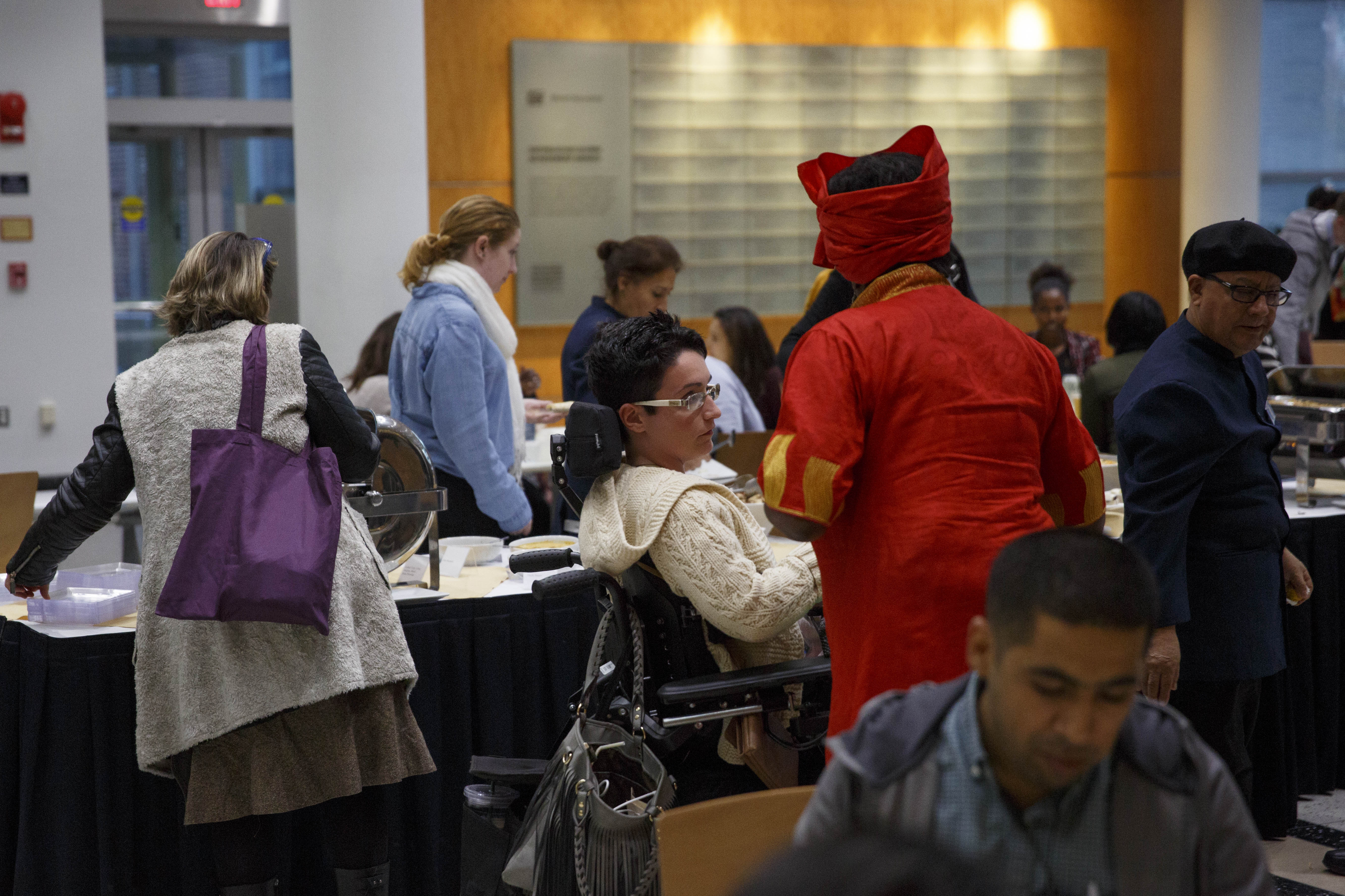 Scenes from the reception