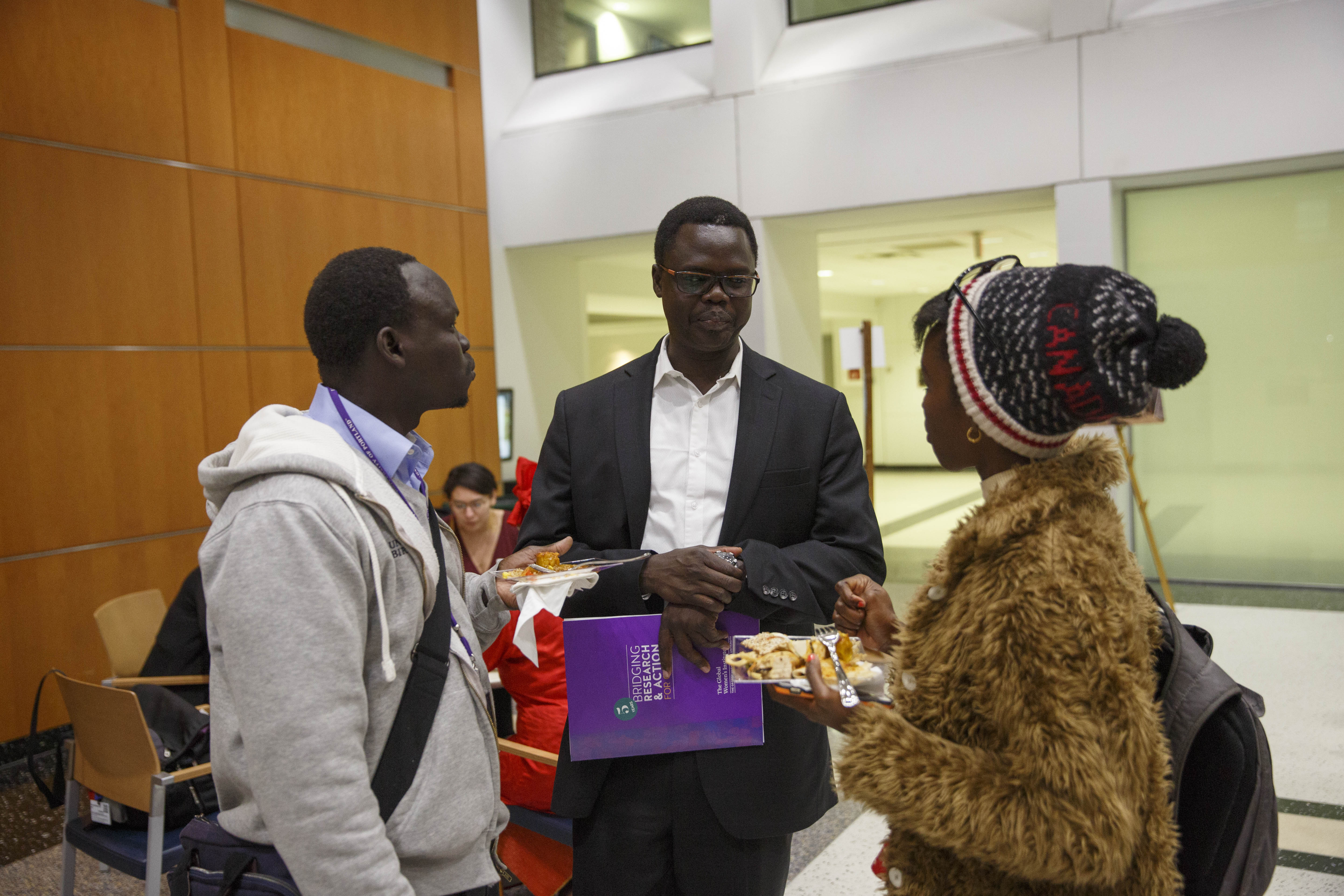 Scenes from the reception