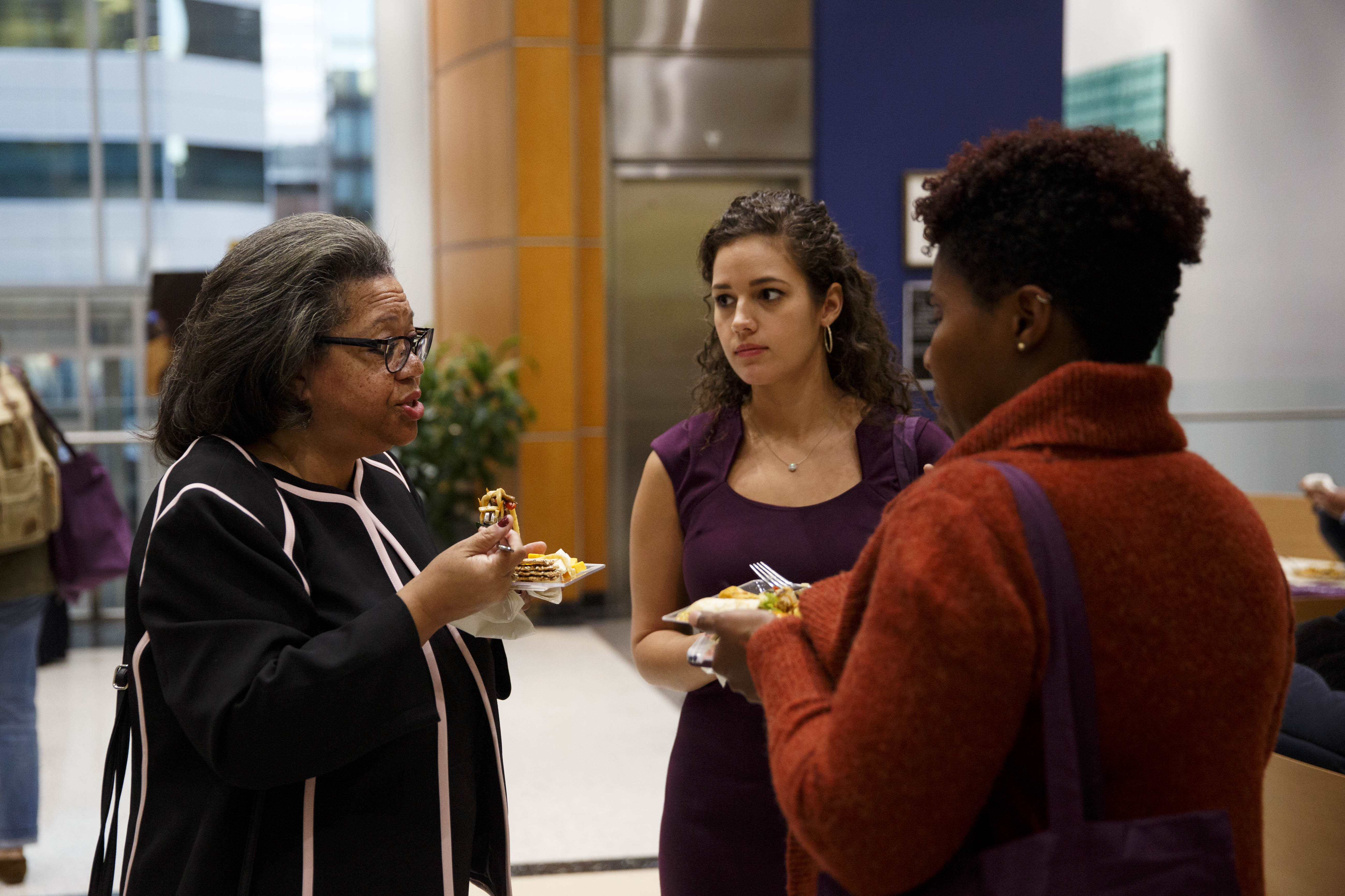 Scenes from the reception