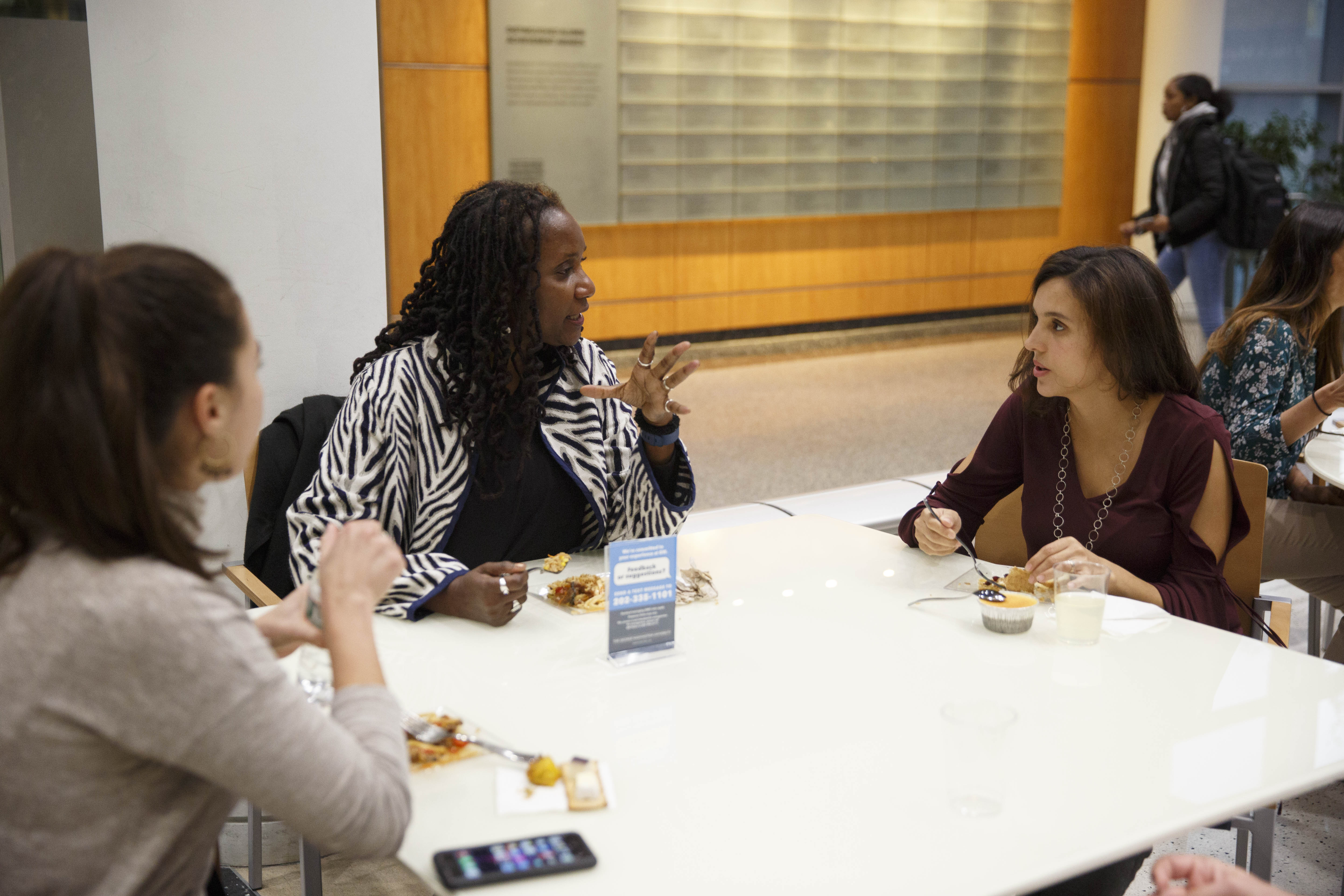 Scenes from the reception