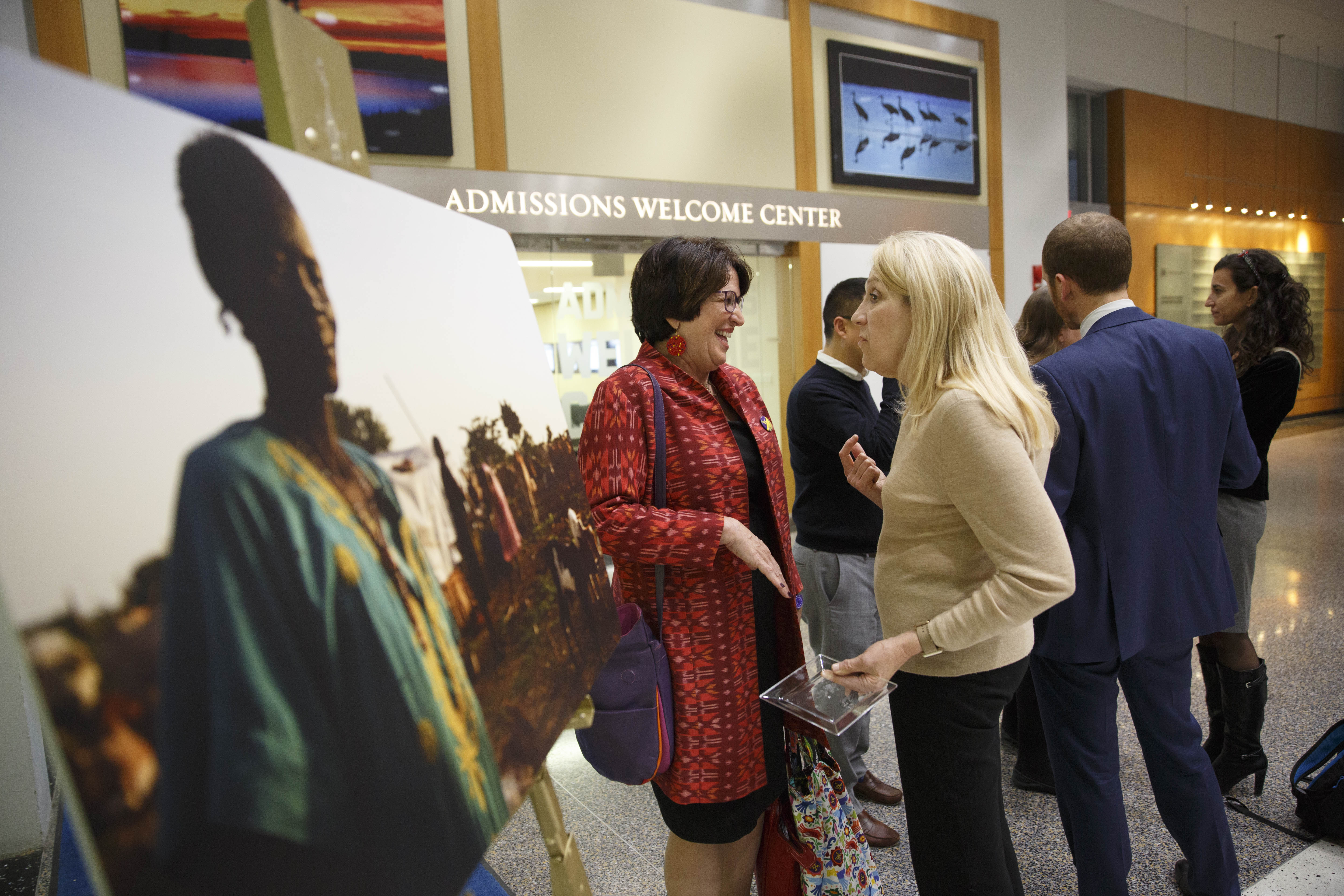 Scenes from the reception