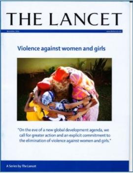 The lancet: Violence against women and girls (Photo of Women in a circle)