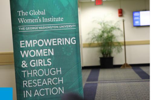 GWI Banner- Empowering women and girls through Research in action