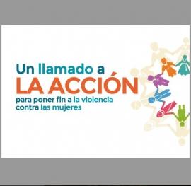 Un llamado a La accion para poner fin a la violencia las mujeres