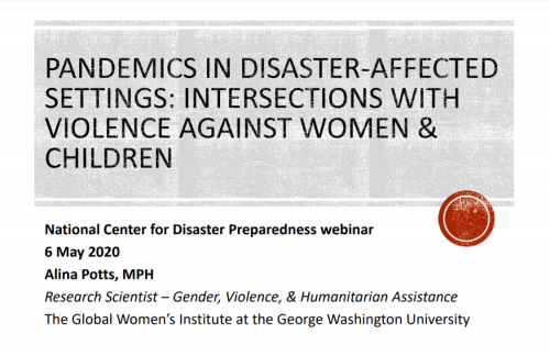 Powerpoint title slide: Participatory Monitoring and Evaluation (M&E) of Gender Based Violence Programs