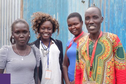 Two women and two men in Sudan