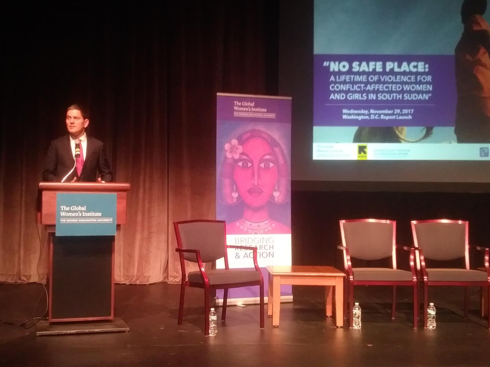 David Milband presents