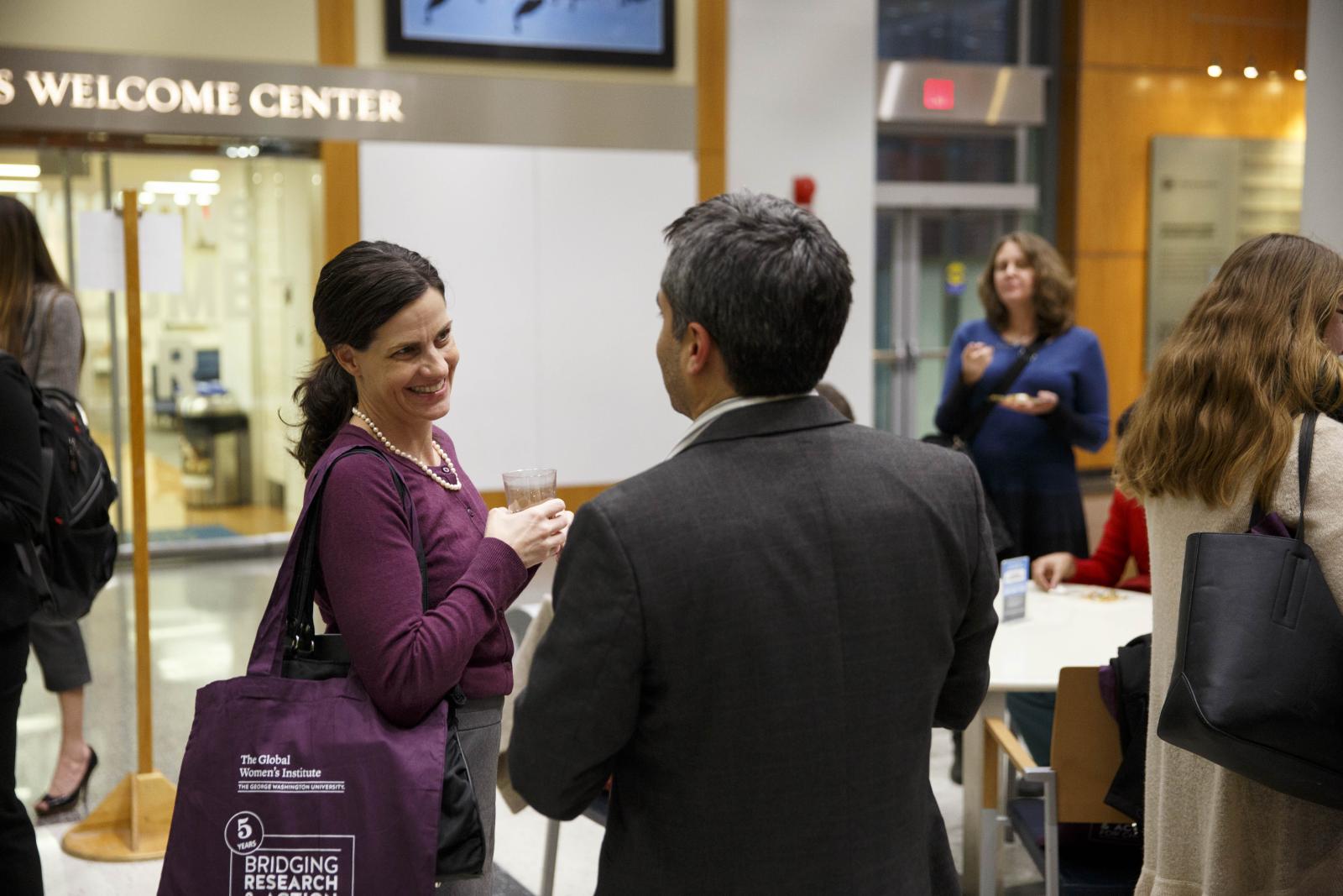 Scenes from the reception