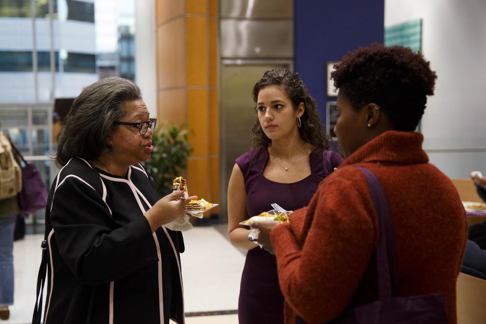 Scenes from the reception