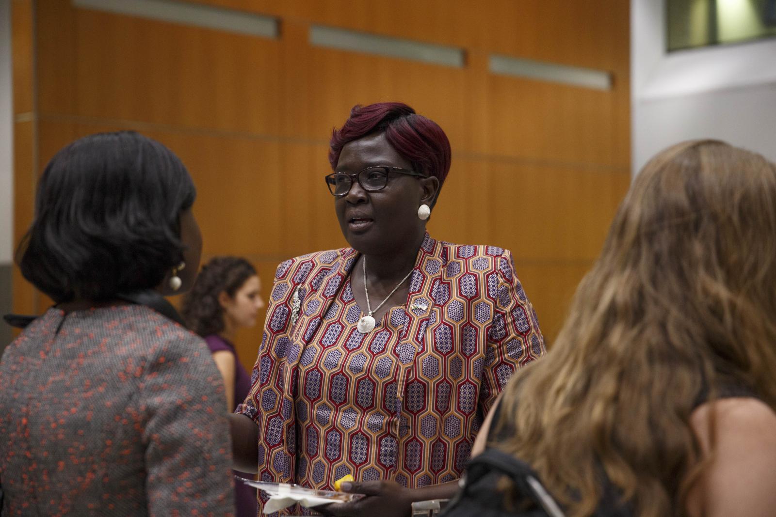 Scenes from the reception