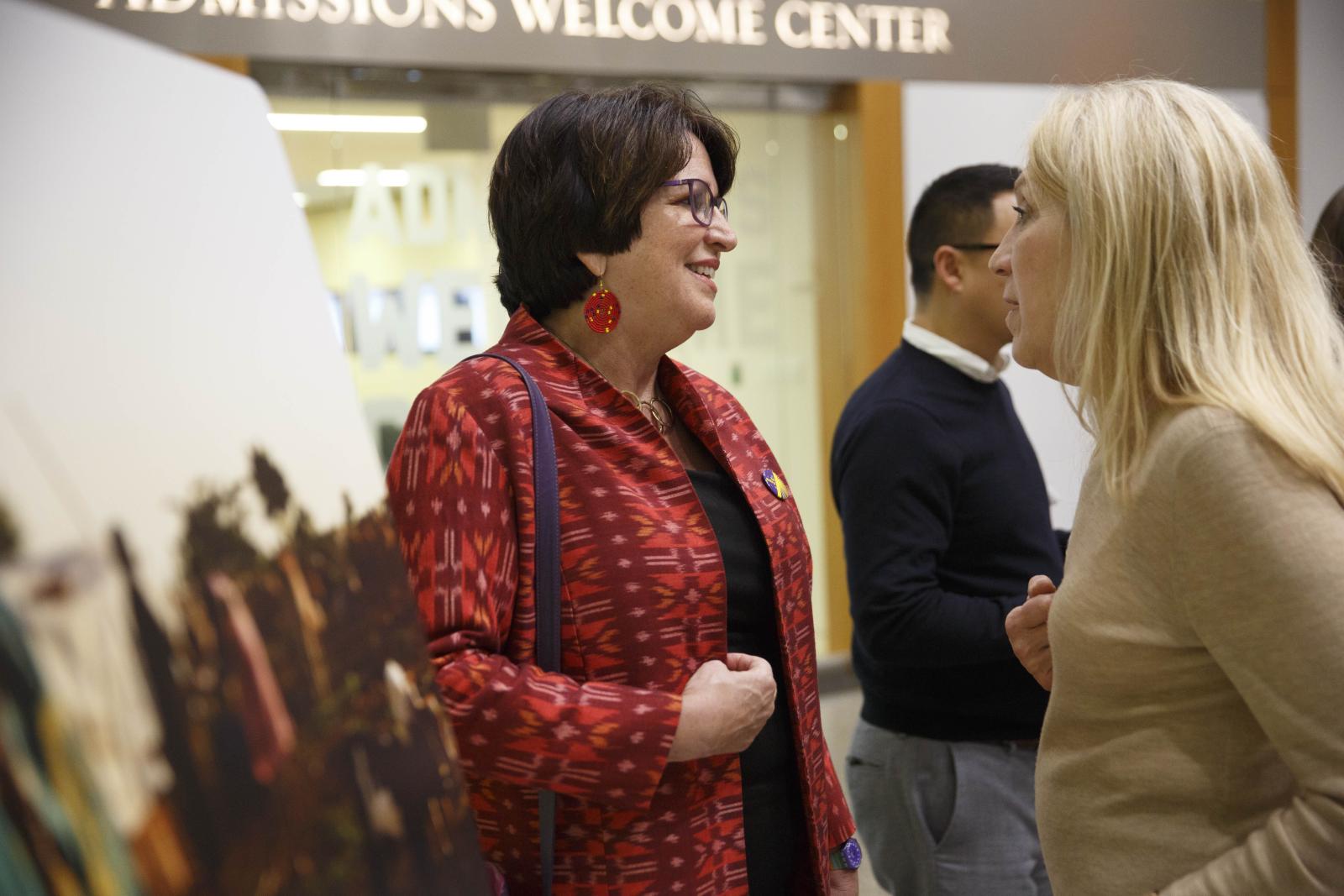 Scenes from the reception