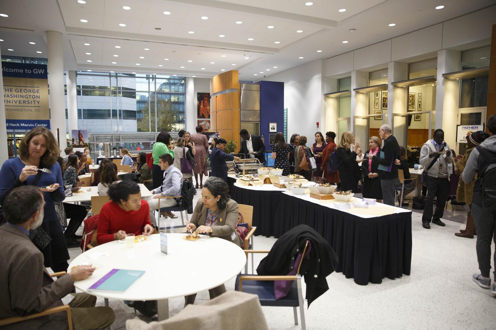 Scenes from the reception